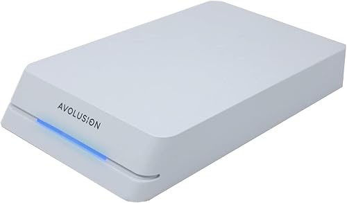 Avolusion HDDGear Pro 2TB 7200RPM USB 3.0 Disco duro externo para juegos (para PS5), color blanco (renovado)
