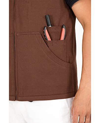 Image of ZENTHACE Men's Full Zip Reversible Work Casual Vest
