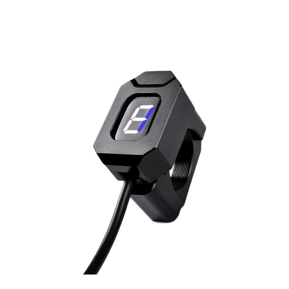 Indicatore Digitale di Marcia per Moto Streetfighter 848 1100S 1100 S 2009 2010 2011 2012 2013 2014, Display Digitale a 6 Livelli (Blu)