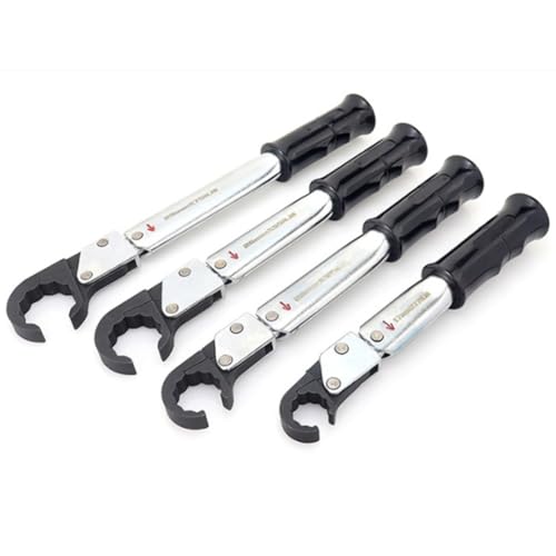 Image of WheatThrive Ratchet Torque Wrench, Open End Spanner, Air Conditioning Repair Tool, Nut Tightener, 18-75N.m Torque, for HVAC Copper Pipe Fitting, Car Maintenance, Piece