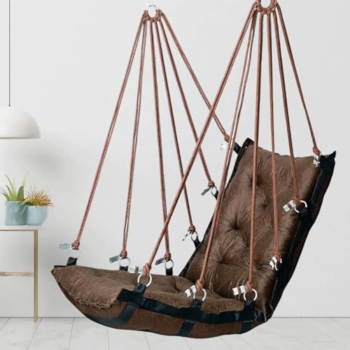 JULJULIA Swing for Balcony Comfortable Cotton Swing Relaxing Jhul...