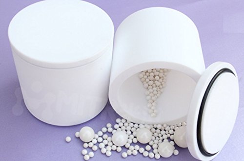 Hanchen 50 ml PTFE Laboratorio de jarra de molienda bola planetaria molino de molienda tarro, taza y cuenco