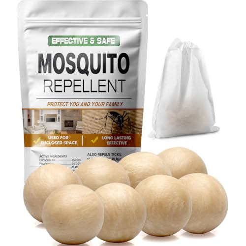 AUDQQM Mosquito Repellent Outdoor Patio, Mosquitoes Deterrent for Yard, Mosquito Repellent Ball,...