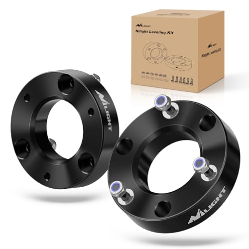 Image of Nilight 2 inch Leveling Lift for Ford F-150 2004-2026 2WD /4WD, Actual about 1.34 inch Strut Spacer, Front Leveling Lift Kit to Raise Front End, Improve Stance & Ground Clearance for Off-Road