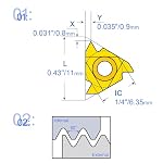 11ER A60 Laydown Threading Insert External Precision Steel CNC 10pcs - Image 3