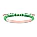 Produktbild Thomas Sabo Damen-Armband Love Bridge 925 Sterling Silber 750 rosegold vergoldet Nylon grün Länge von 14.5 bis 21 cm Brücke 5 cm LBA0057-597-6-L21v