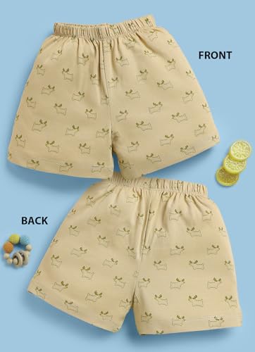 Image of LuvLap Baby Boys & Girls 100% Cotton Shorts Set Pack of 5