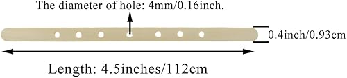 Miniatura 2 de HAHIYO 50 piezas de 7 agujeros de madera para velas de madera, dispositivo de centrado de mecha de vela, herramienta de centrado de mecha de vela