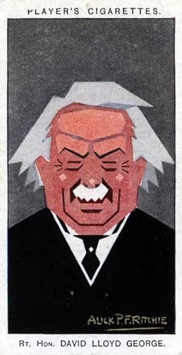 Imprimé sur toile David Lloyd George haut de gamme portrait historique Alick PF Ritchie