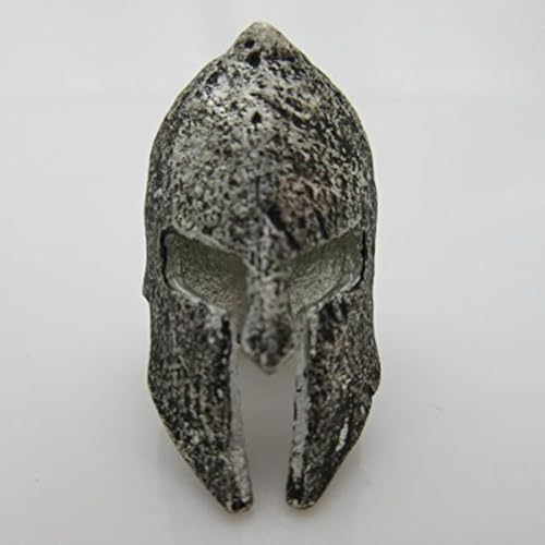 Jig Pro Shop Paracord/Lanyard Bead in Pewter by Marco Magallona (Spartan Helmet)