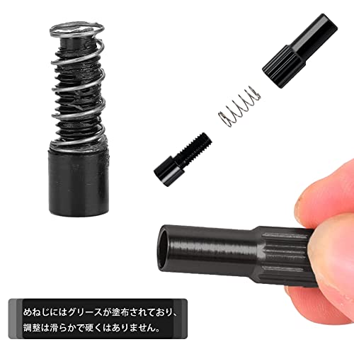 Kigauru 4個 自転車 アジャスターキャップ アルミ合金 CNC加
