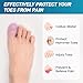 Kimihome Gel Toe Cap and Protector - Silicone Toe Covers - Cushions and Protects to Provide Relief from Missing or Ingrown Toenails, Corns, Calluses, Blisters (8 Large, Lavender)