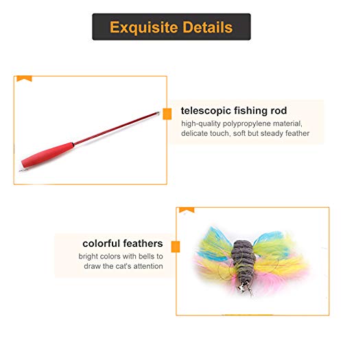 Conjunto de combinação de variedade de brinquedos para animais de estimação interativo Adaskala, com