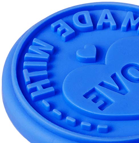 Tovolo Made With Love, Set Of 3 Plates For Decorating Holiday & Sugar Cookies Stackable Silicone Rubber Stamps, Bpa-Free & Dishwasher Safe, Multicolored #TOP2