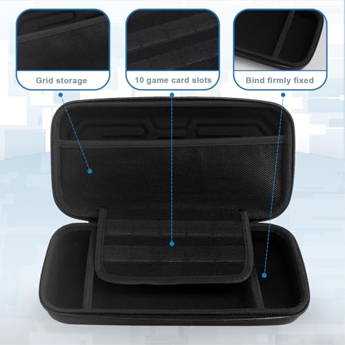 DriKou Étui de Transport, adapté à la Console EVA Étui Rigide Sac de Rangement de Voyage de Protection pour Accessoires de Console – vue 8