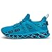 COKAFIL Mens Running Shoes Athletic Walking Tennis Shoes Blade Fashion Sneakers,Sky Blue, 7.5