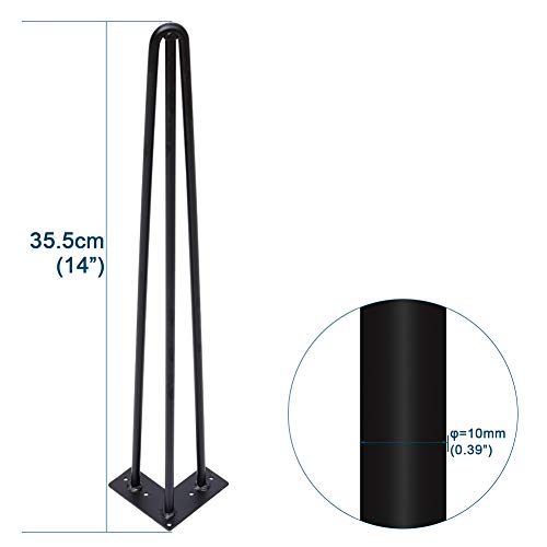 INMOZATA Piedini per Mobili, Gambe per Tavolo, 3