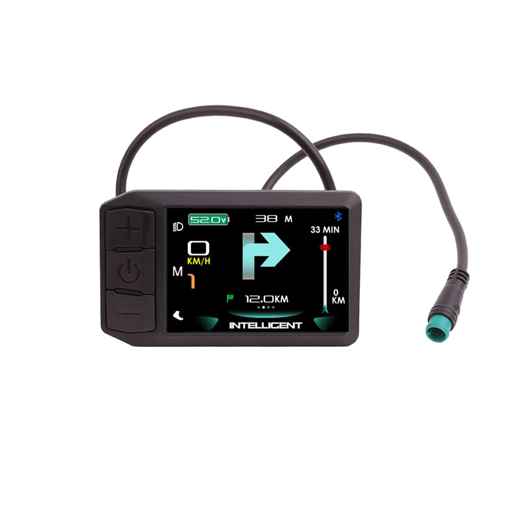 5S - UART Protocol LCD Monitor p860c 860c 600c Bluetooth 5pin Male Plug for Bafang 36V 48v 52v Hub Motor Kit Electric Bike (600CBluetooth -5S-UART)