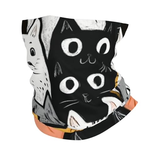 Neck Gaiter Mask,Bandana Sunflower Floral Print Face Cover Mask Sun Uv Protection,Neck Warmer Balaclava,Tube Face Scarf