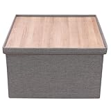 Design moderne : couleur grise élégante, s'intègre facilement dans tout type de décoration. Dimensions XXL pour un usage multifonction