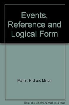 Hardcover Events, Reference and Logical Form Book