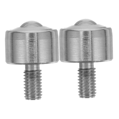 Veemoon Steel Ball Transfer Rollers Thread 2pcs Casters Ball Bearing Mechanism for Transmissi