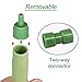 Wishlotus 2 Pieces Length Aquarium Air Stone Bubble Wall with Suction Cups, Fish Tank Bubbler Air Bar Tube Bubble Release Diffuser Bar for Fish Tank Air Pump (Green)
