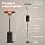 Pamapic Patio Heater with Cover, 46000 BTU Propane Patio Outdoor heater with Wheels for Commercial,Bronze