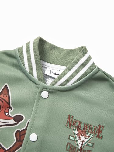 Image of Disney Girl & Boy Varsity Bomber Jacket Fall Sweatshirt Toddler to Big Kid