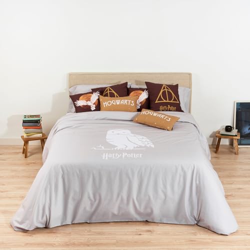 Housse de couette Magical Hedwig en coton pour stopper la couette qui glisse