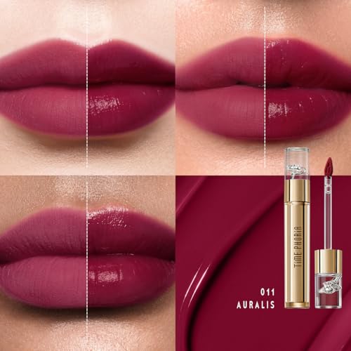 Image of Elixir Velvet-Shine Switching Lip Tint, 2-in-1 Velvet & Shine Brick Red Lip Cream, Hydrating Long Lasting Liquid Lipstick, Blurs Lip Lines, Lightweight Non-Sticky with Vitamin E 011 Auralis