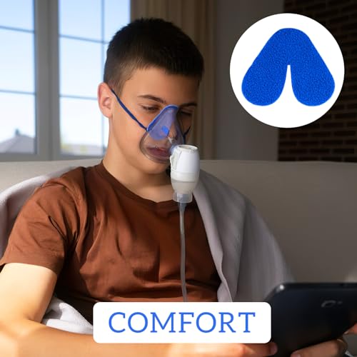 Nasenpolster für CPAP-Maske, Komfort-Nasenkissen, Nasen Polster, Reduziert Druck und Hautreizungen, Universelle Passform, 8er-Pack, Wiederverwendbar und Waschbar