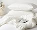 Cupocupa King Size Comforter Set;White Comforter Boho Tufted Lightweight Bedding Sets 3PCS Pom Pom Comforter Soft Jacquard with 2 Pillow Cases for All Season