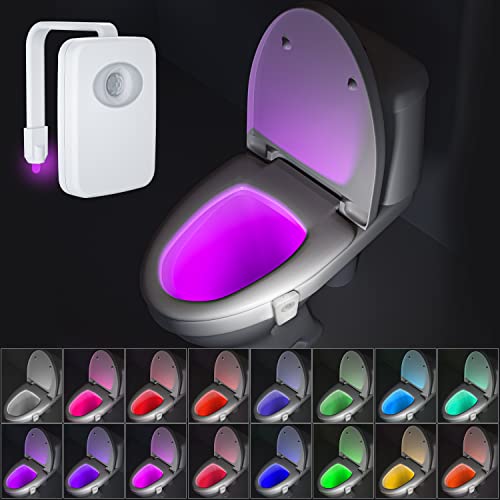 BEAN LIEVE Luz LED para inodoro de 32 colores-Luz para inodoro en el interior del inodoro, luz para...