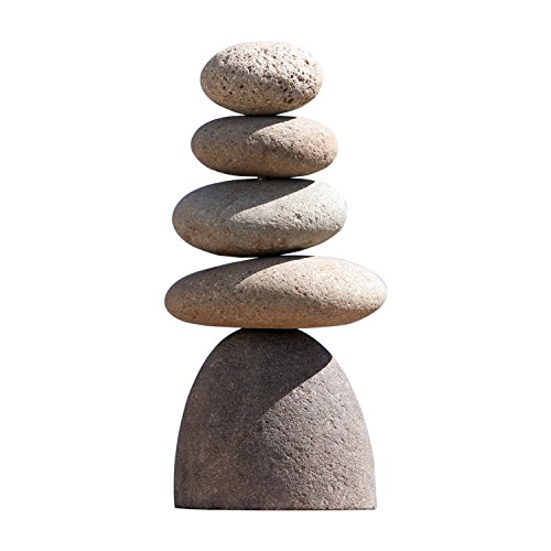 Small Giant Rock Cairn Inspirational Zen Garden Pile Stones