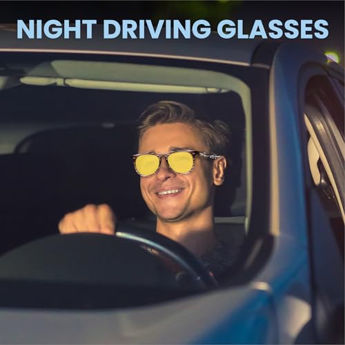Night Vision Driving Glasses Anti Glare Polarized Night Yellow Driving Sunglasses Men and Women3
