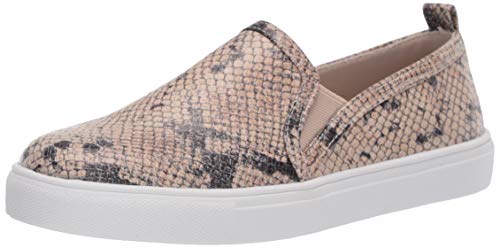 Fergie womens Shortly Slip-Ons Loafer, Natural Boa Snake, 5.5 M US