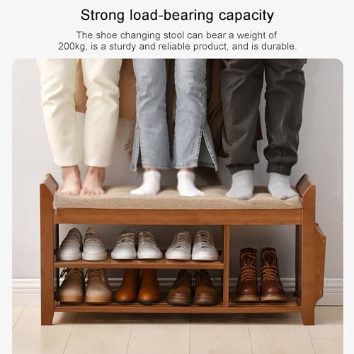 Banc compartiment chaussures d'entrée design compact et polyvalent pour toute la maison - 5