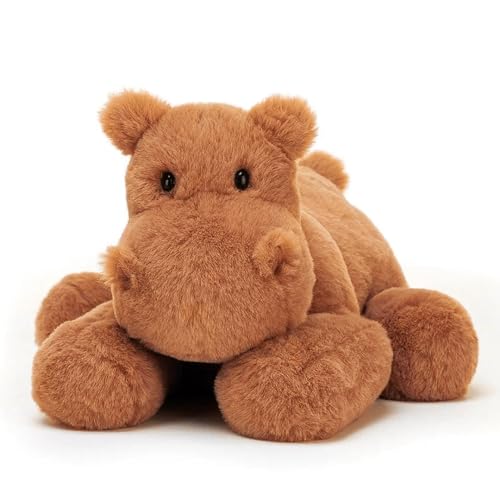 Image of Babique Sitting Hippo Stuffed Plush Animal | Super Soft Toy | for Kids Birthday Gifts, Baby, Kids, Boys /Girls and Women (45 cm)
