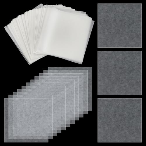 OLYCRAFT 2000 Pcs pesar hojas de papel para laboratorio 6x6cm papel de pesaje de muestras laboratorio antiadherente pesar papeles papeles transferencia de muestras medición de escala