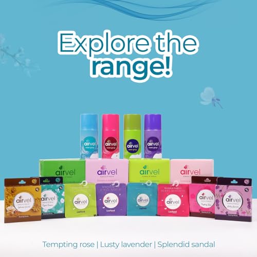 Image of Airvel Floral Crush Fragrance Spray | Non-Toxic, Safe | Long-Lasting Freshness Pack of 3 (217ml each)