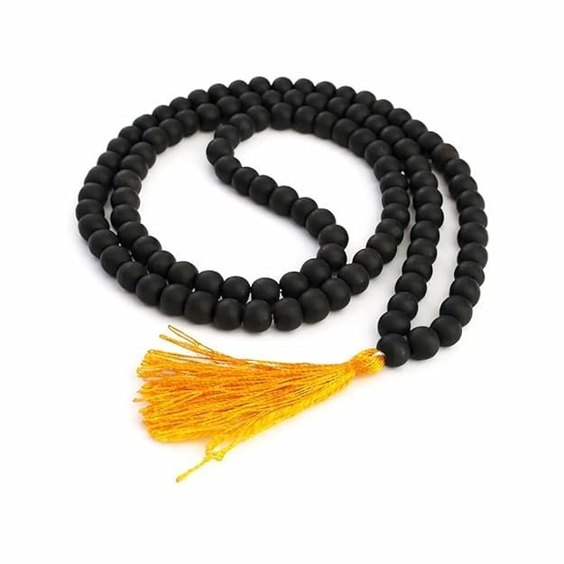 PARIKH AGATE Energized Karungali Mala 108 Beads Original Ebony Wood Jap for Protection | Removes Negative Energy, Nazar & Black Magic | Shani Bhairav Kali Mahavidya Sadhana for Health Wealth Prosperity Love Victory-image-42