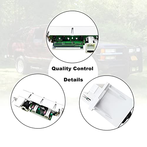 9378805 Climate Control Module for 1996-2000 Suburban Tahoe Yukon, Cadillac Escalade, Chevro-let A/C Heater Climate Control Pannel w/Rear Window Defogger Switch AC 15-72547 599-006