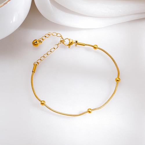 Image of Rubans Demi Fine Stainless Steel Bracelet Waterproof Gift for Women & Girls
