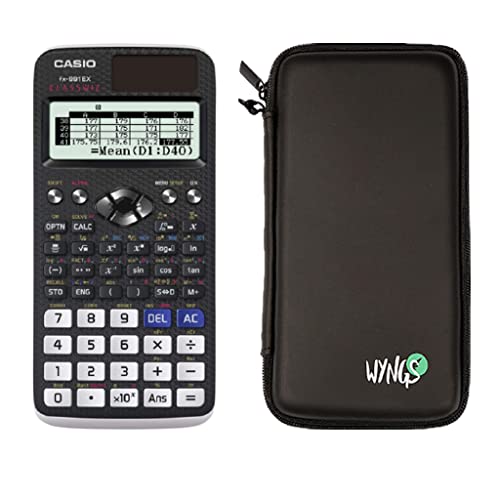 Casio FX-991EX Scientific Calculator + WYNGS Protective Case...