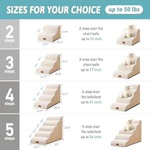 Dog-Stairs-for-Small-Dogs-Pet-Stairs-for-High-Beds-and-Couch-Pet-Ramp-for-Small-Dogs-and-Cats-Light-Khaki-Five-Steps - Cucciolini Doodles   Dog-Stairs-for-Small-Dogs-Pet-Stairs-for-High-Beds-and-Couch-Pet-Ramp-for-Small-Dogs-and-Cats-Light-Khaki-Five-Steps