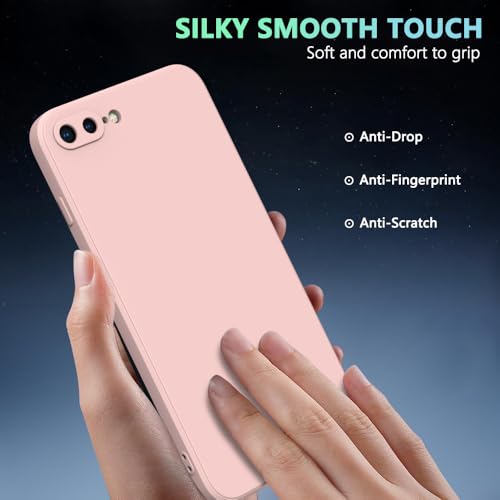 Image of for iPhone 8 Plus Case Pink, Scratch Resistant with Soft Touch, Slim Thin Phone Cover for iPhone 7 Plus 5.5 inch