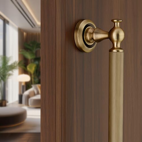 Image of LAPO 14 Inch Main Door Pull Handle | Antique Finish Stainless Steel | 12 Inch Hole to Hole | Stylish & Durable Door Handle for Wooden, Glass & Metal Doors | Pack of 1 | 3-Year Warranty