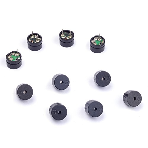 cylewet 10pcs 5 V 2 Terminales Electrónicos pasivos Zumbador electromagnética Zumbador de AC Impedancia para Arduino (unidades 10) clw1008