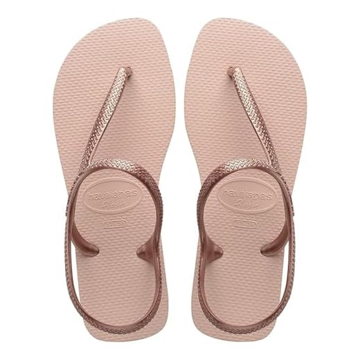 Havaianas Flash Urban, Sandalias Mujer, Ballet Rose/Golden Blush, 39/40